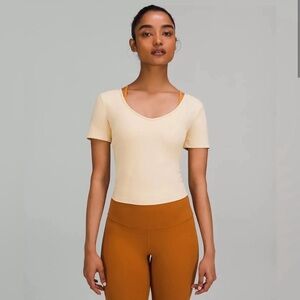 Lululemon Align Tee Prosecco Color